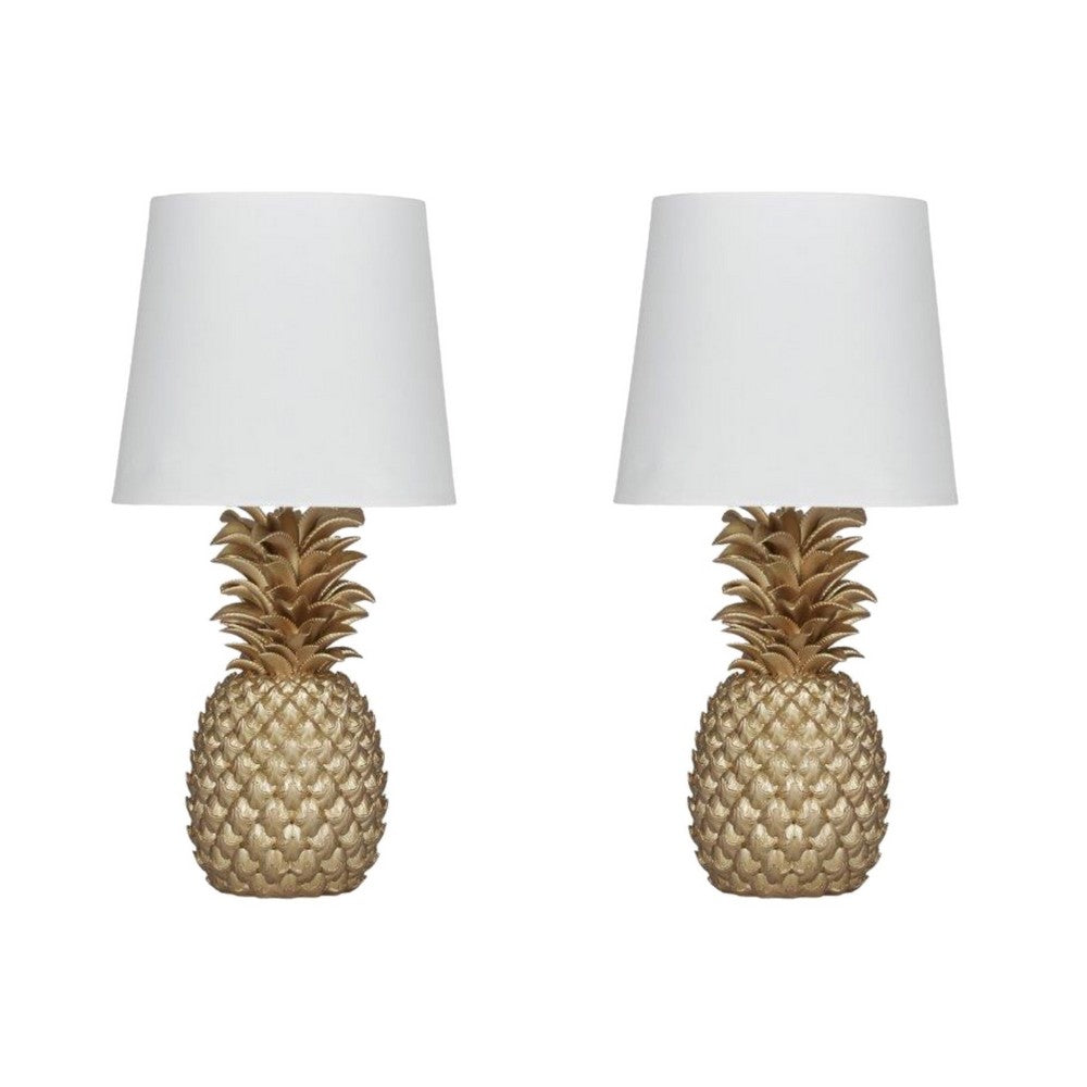 White pineapple hot sale table lamp