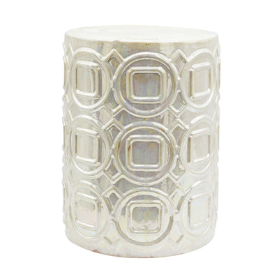 Shelby Glaze Ceramic Garden Stool