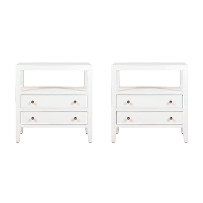 Set of 2 - New York Bedside Table Large