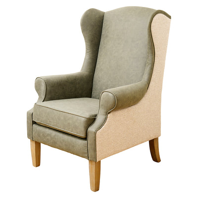 Williamsburg Wingback Chair Two Tone