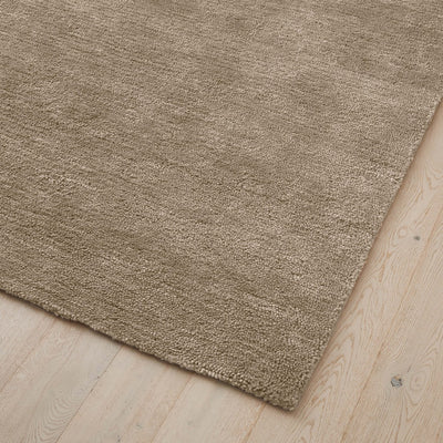 Valencia Plush Chunky Woven Rug Latte