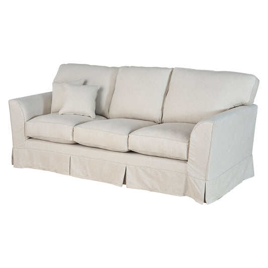 Melrose 3 Seater Fabric Sofa with Washable Slip Cover