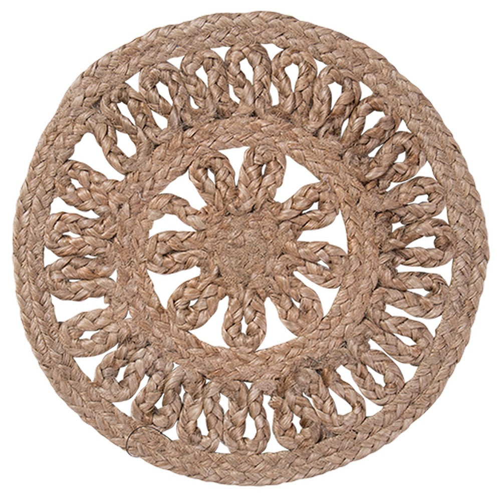 Natural Jute Round Placemat | Afterpay | Zip | 1825 Interiors